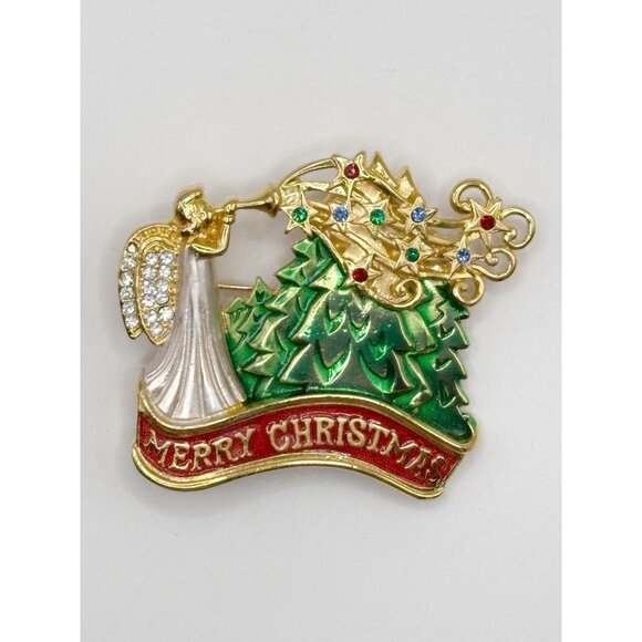 Berebi The Wish‎ Of Peace 1997 Christmas Pin/brooch - Picture 1 of 2